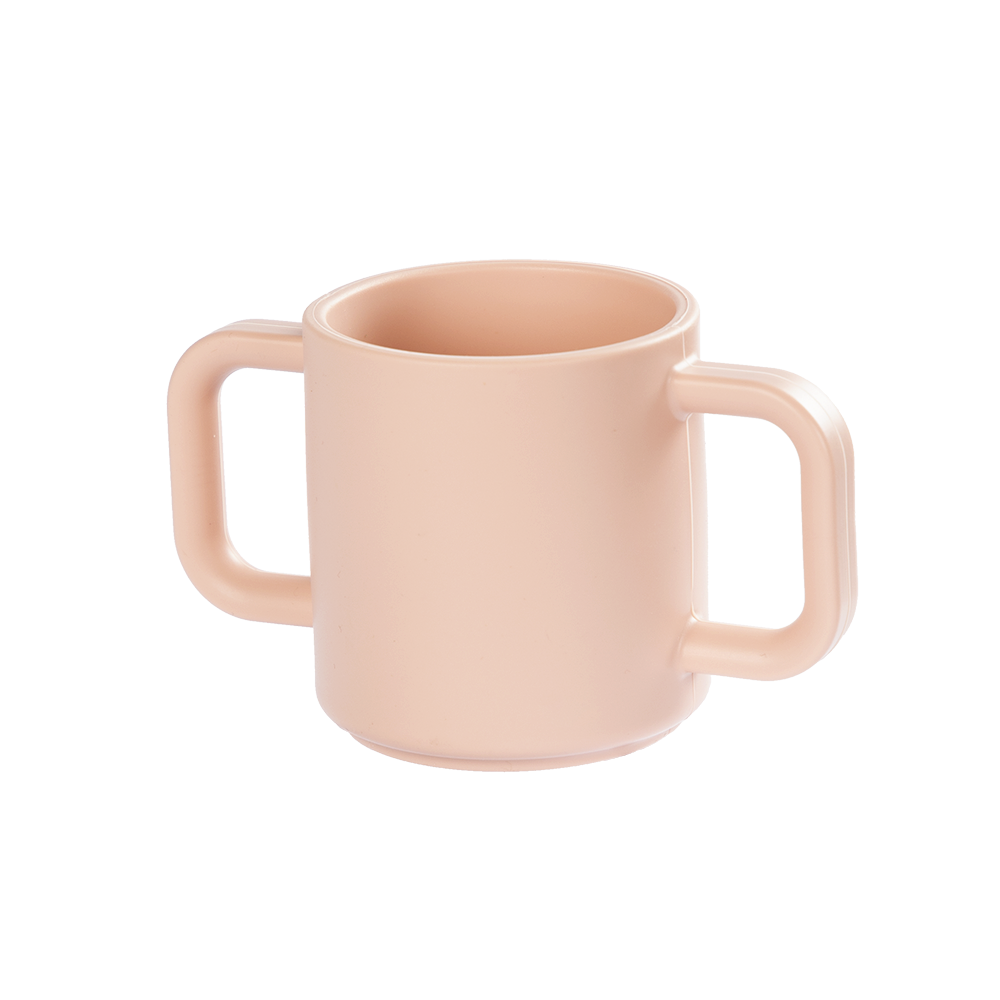Salabim Silikon kopp med håndtak - Dark pink