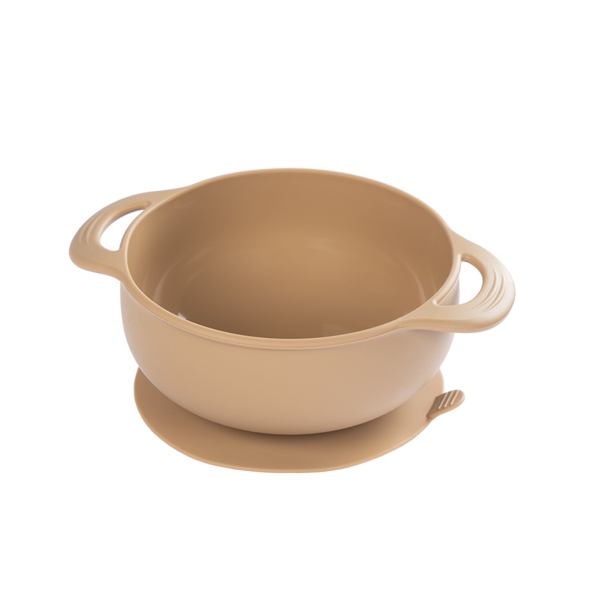 Salabim Silikon bolle med sugekopp - Caramel