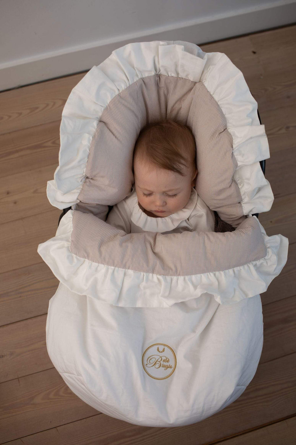 Bebé Biagio Sovepose Hvit / 0-1År / Uni Kaiser - Baby Bilsete Sovepose